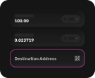Insira o endereço da carteira e selecione os tokens