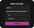 Confirme e conclua o swap cross-chain