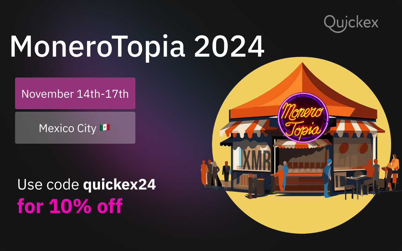 Introducing: Quickex at Monerotopia conference 2024