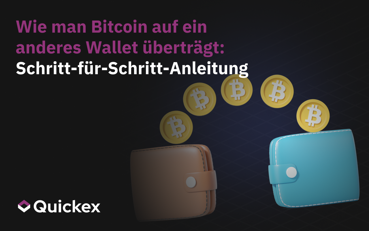 Wie überträgt man Kryptowährungen von einer Geldbörse in eine andere?