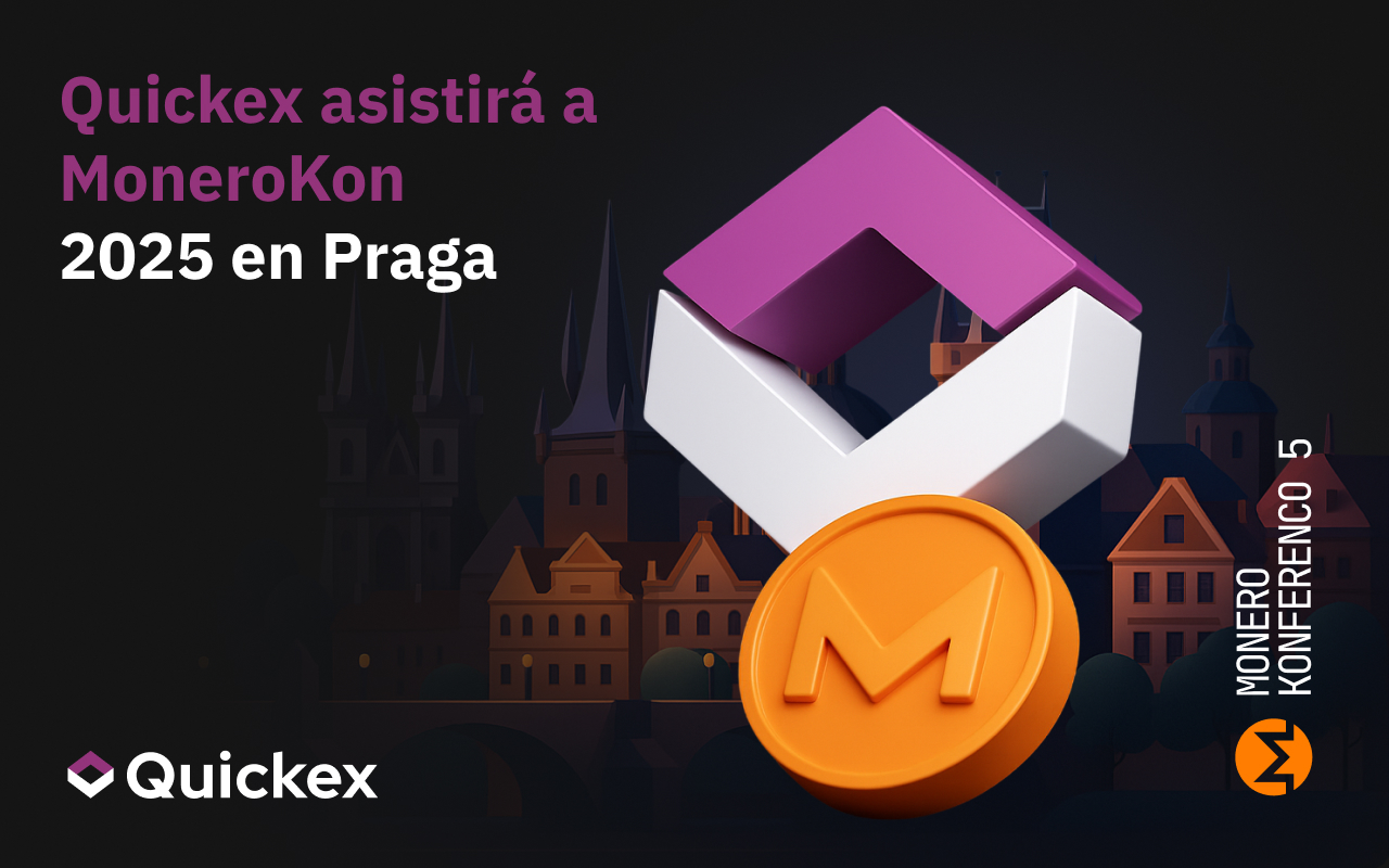 Quickex asistirá a MoneroKon 2025 en Praga