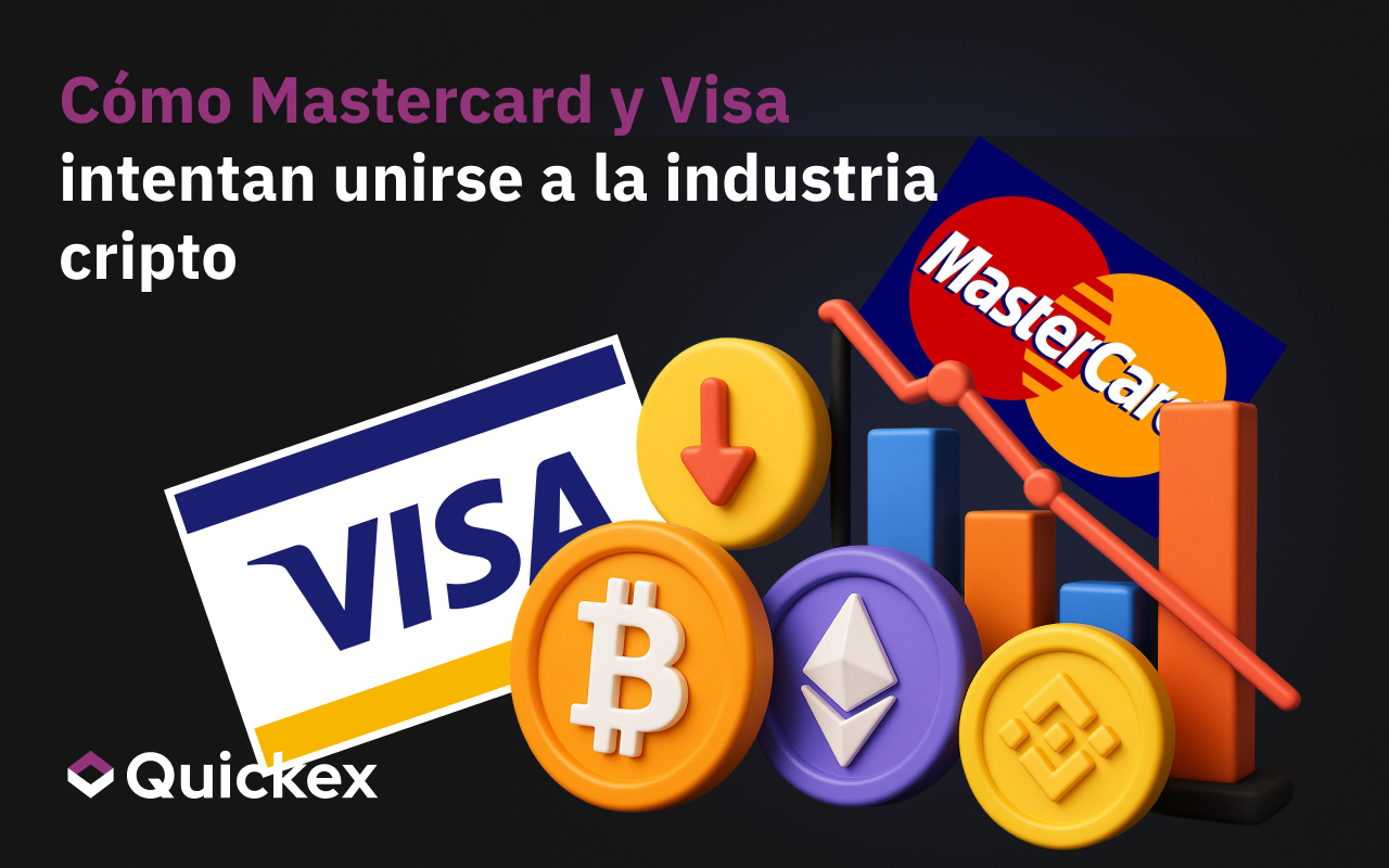 Mastercard y Visa intentan entrar en el sector de las criptomonedas