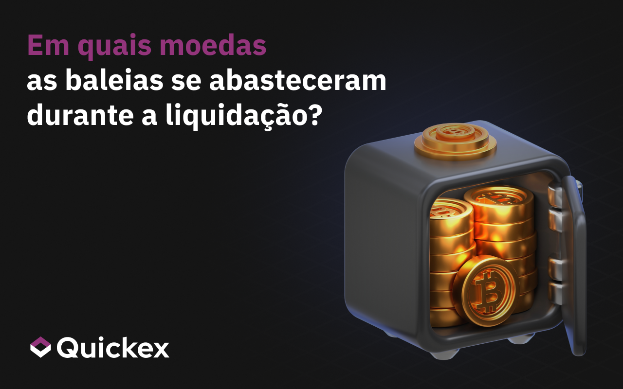 Quais as moedas que as baleias adquiriram durante o período de liquidação