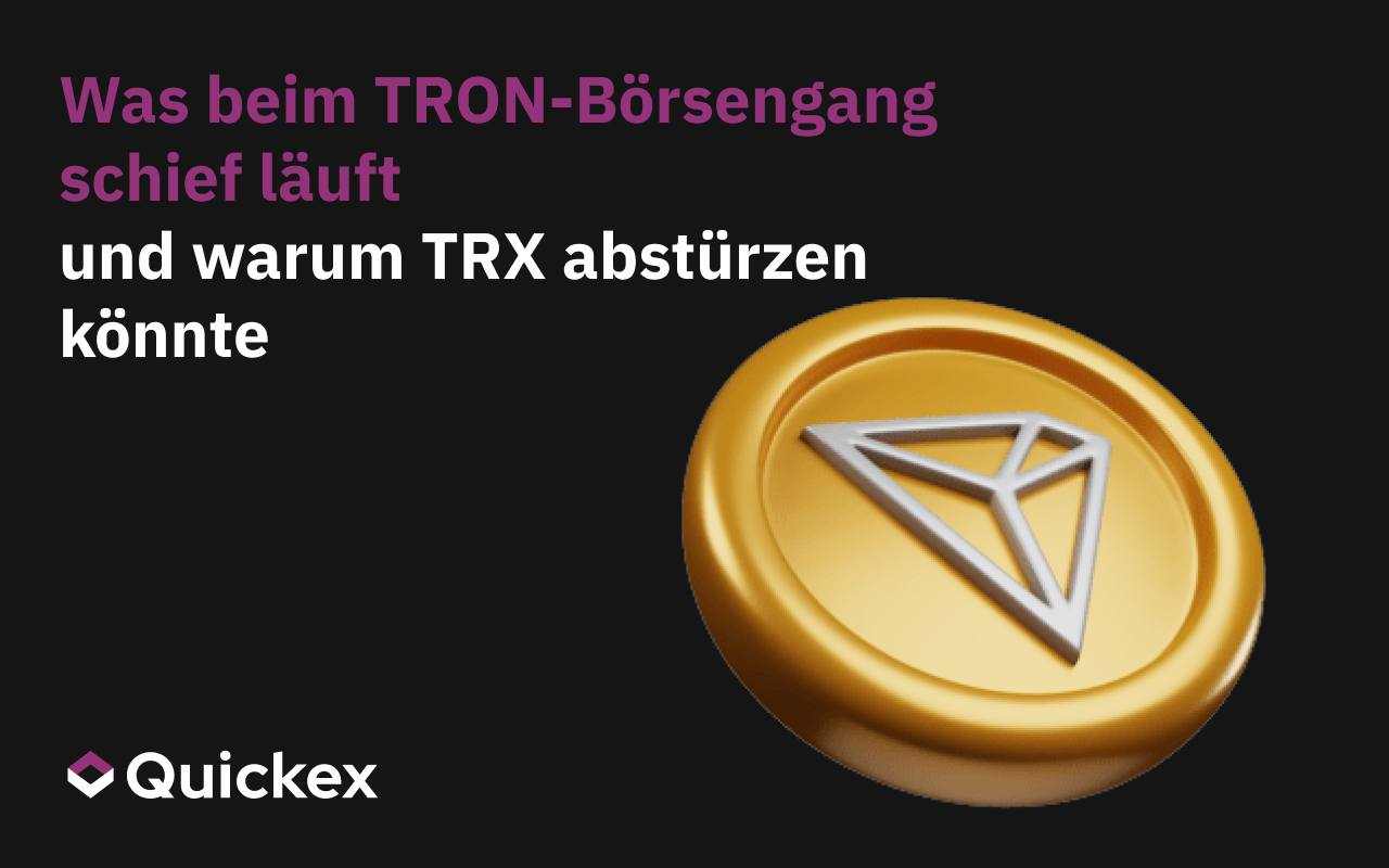Was mit dem TRON-Börsengang nicht stimmt und warum TRX abstürzen könnte