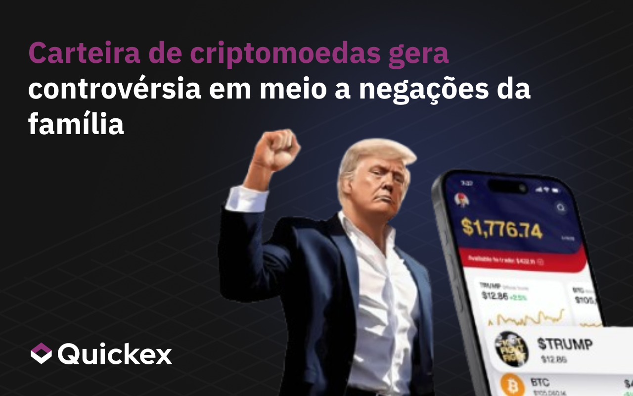 Carteira de criptomoedas com a marca Trump gera controvérsia no meio da abdicação da família