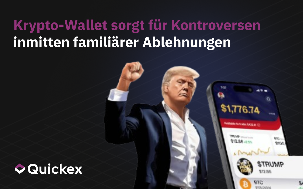 Trump-gebrandete Kryptowährungs-Brieftasche löst Kontroverse inmitten des Familienverzichts aus