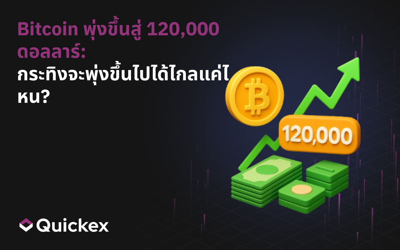 บิทคอยน์ทะยานสู่ 120,000 ดอลลาร์: จะขึ้นได้สูงแค่ไหน?