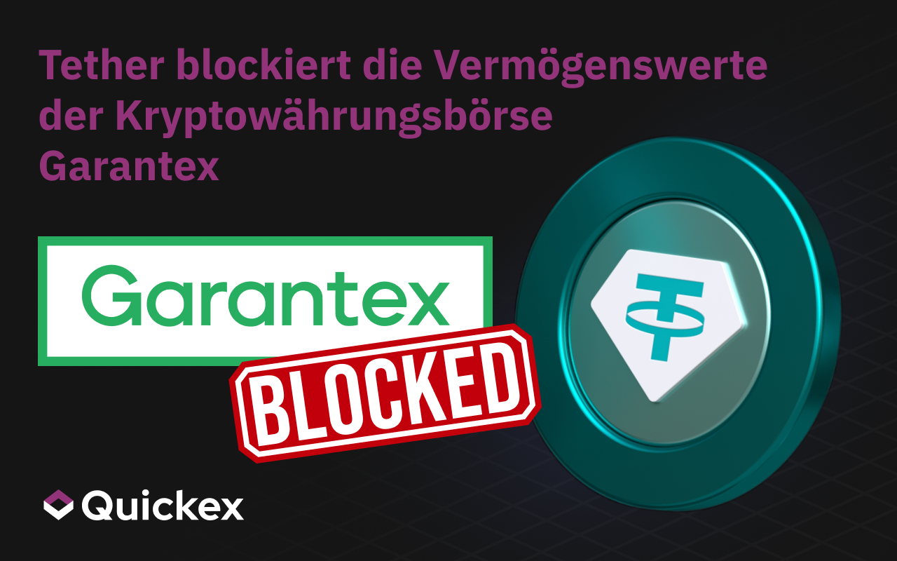 Tether blockiert die Vermögenswerte der Kryptowährungsbörse Garantex im Wert von 2,5 Milliarden Rubel