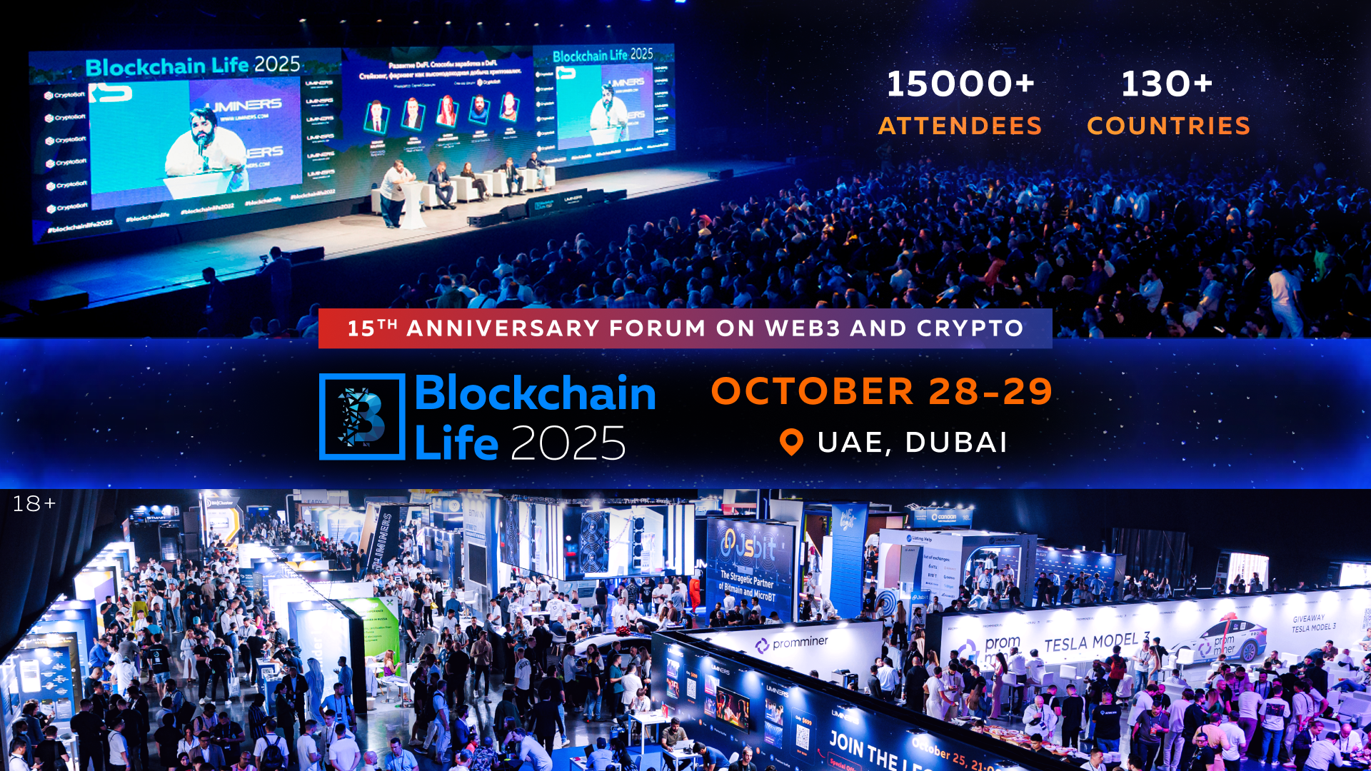Blockchain Life Forum in Dubai am 28. und 29. Oktober. Was erwartet Sie auf dem Krypto-Event des Jahres?
