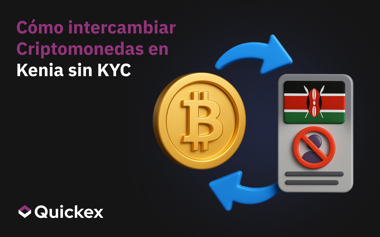 Cómo cambiar criptomonedas en Kenia sin KYC