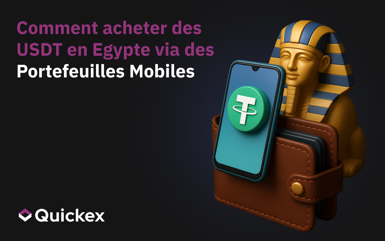 Comment acheter des USDT en Egypte avec des portefeuilles mobiles ?