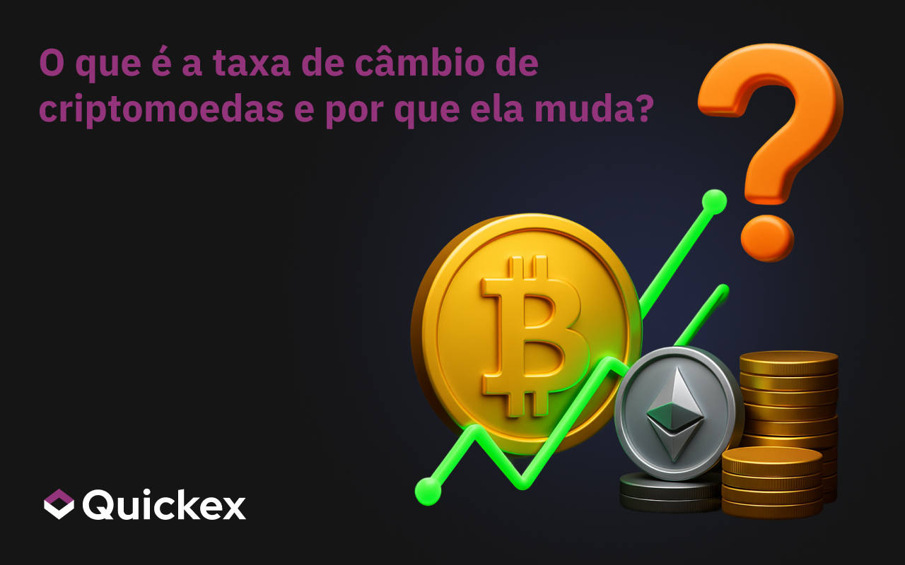O que é uma taxa de câmbio de criptomoedas e por que ela muda?