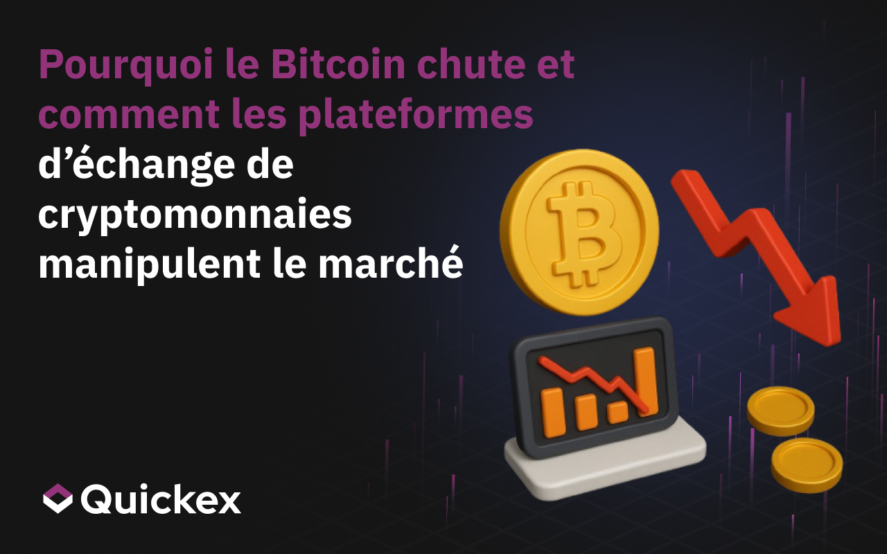 Pourquoi le bitcoin chute et comment les bourses de crypto-monnaies manipulent le marché