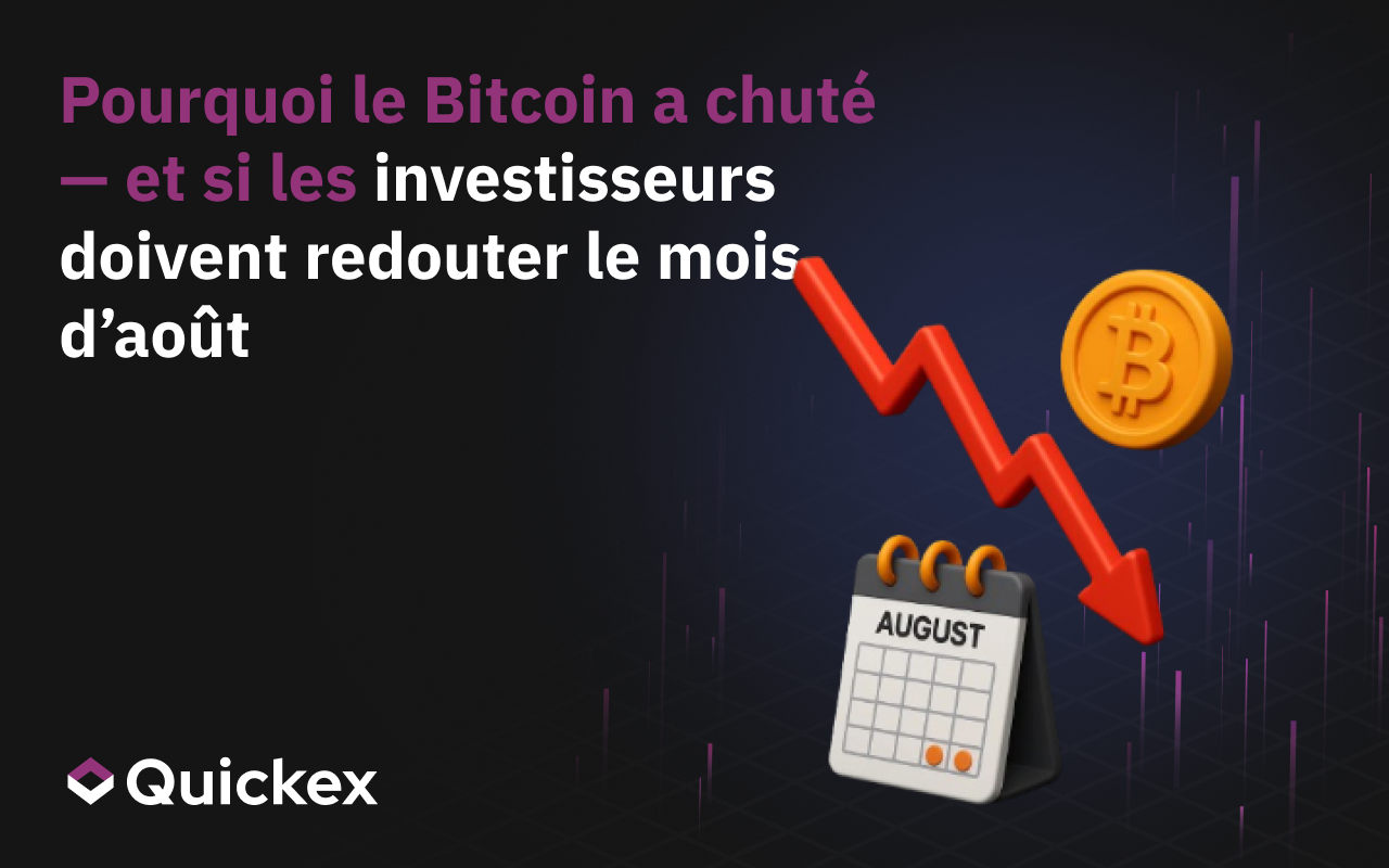 Pourquoi le bitcoin a chuté – et si les investisseurs doivent craindre le mois d’août
