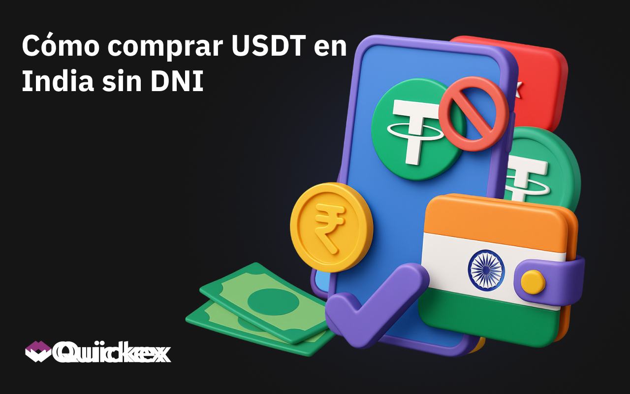 Cómo comprar USDT en India sin DNI