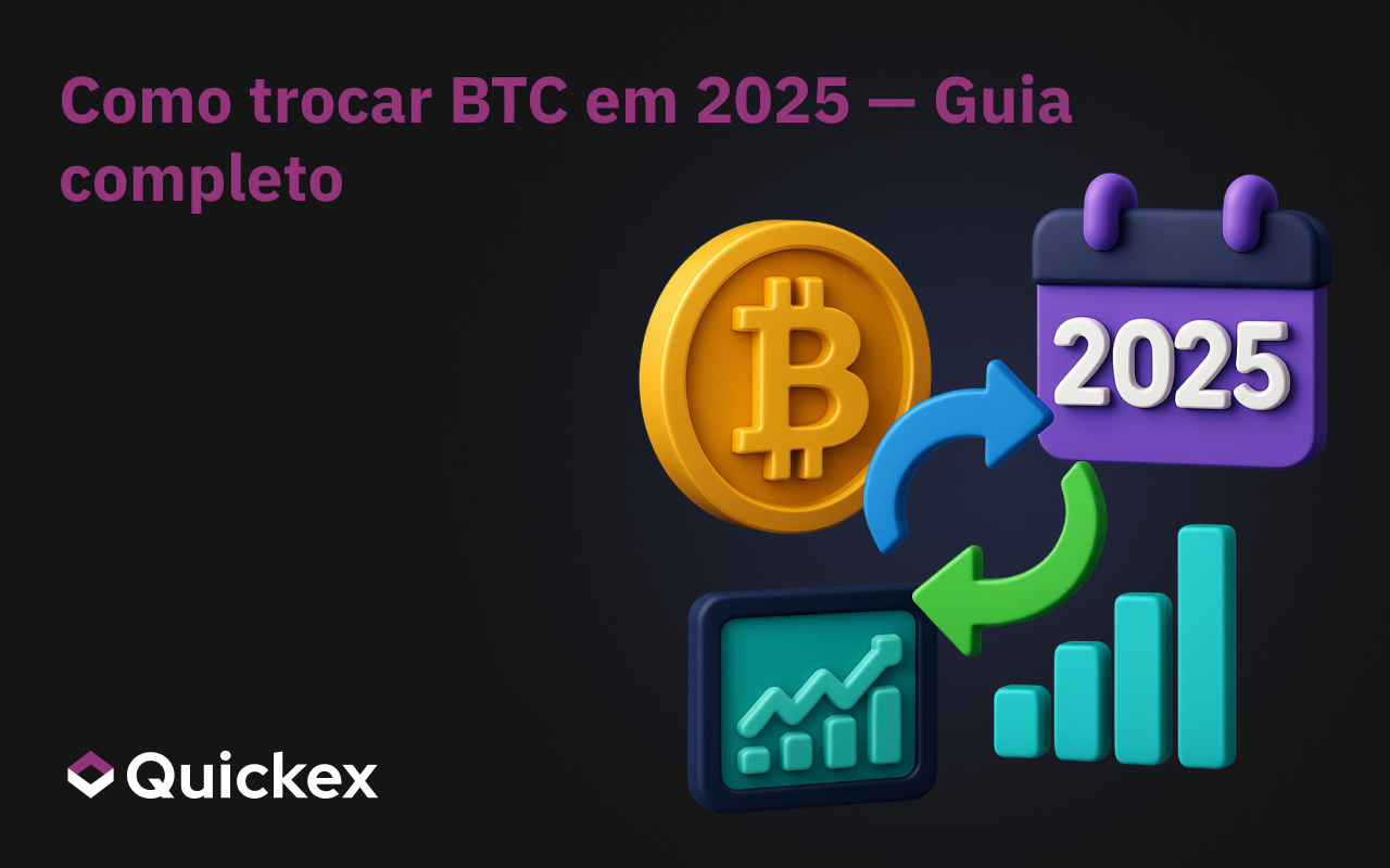 Como trocar BTC em 2025 – um guia completo