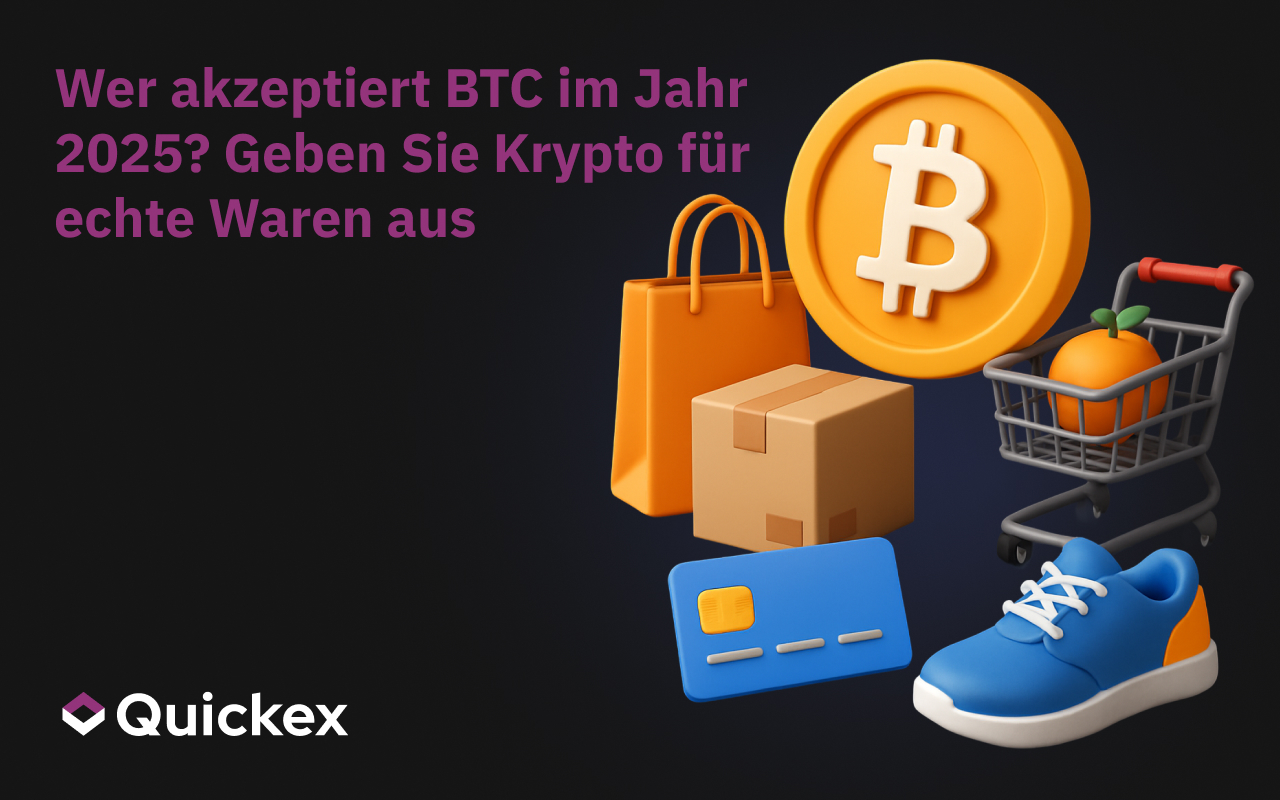 Wer akzeptiert 2025 BTC? Krypto für reale Waren ausgeben