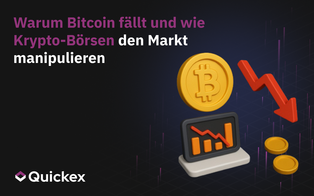 Warum Bitcoin fällt und wie Krypto-Börsen den Markt manipulieren