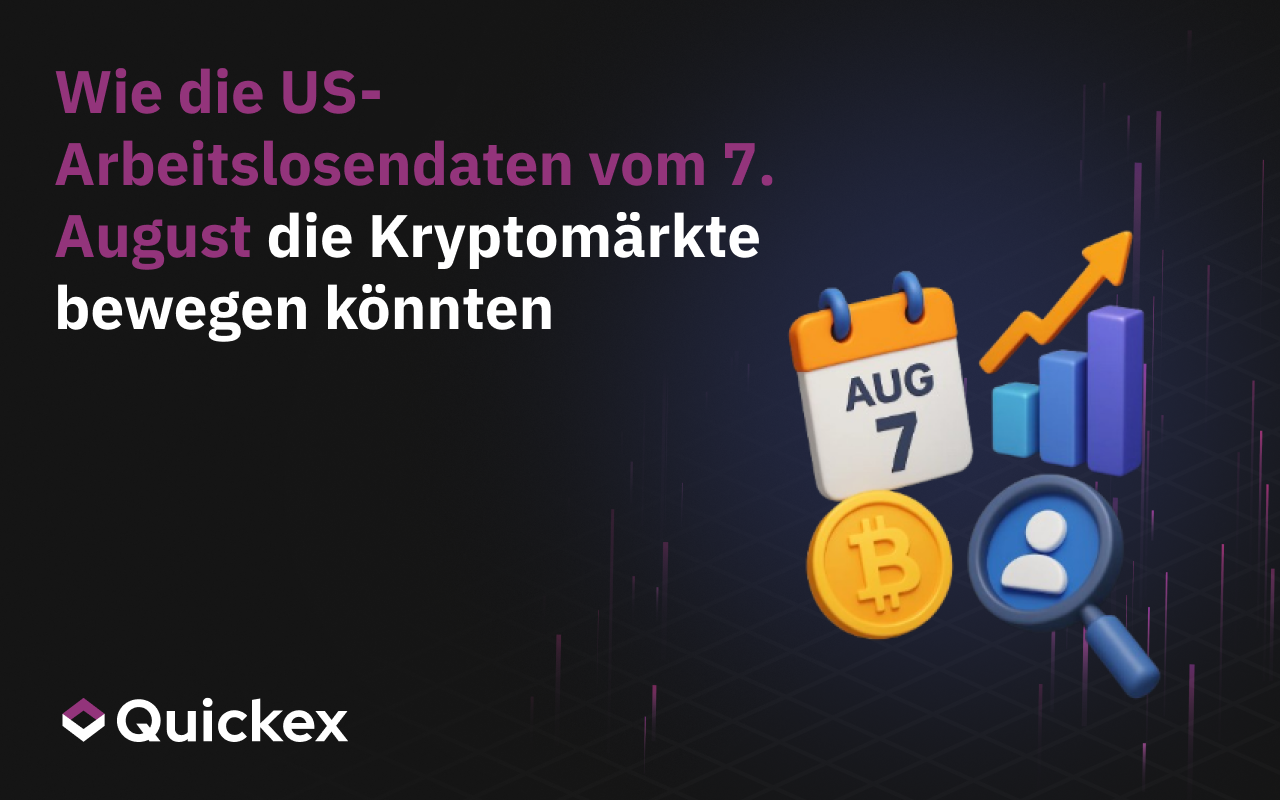 Wie die US-Arbeitslosenzahlen vom 7. August die Kryptomärkte bewegen könnten