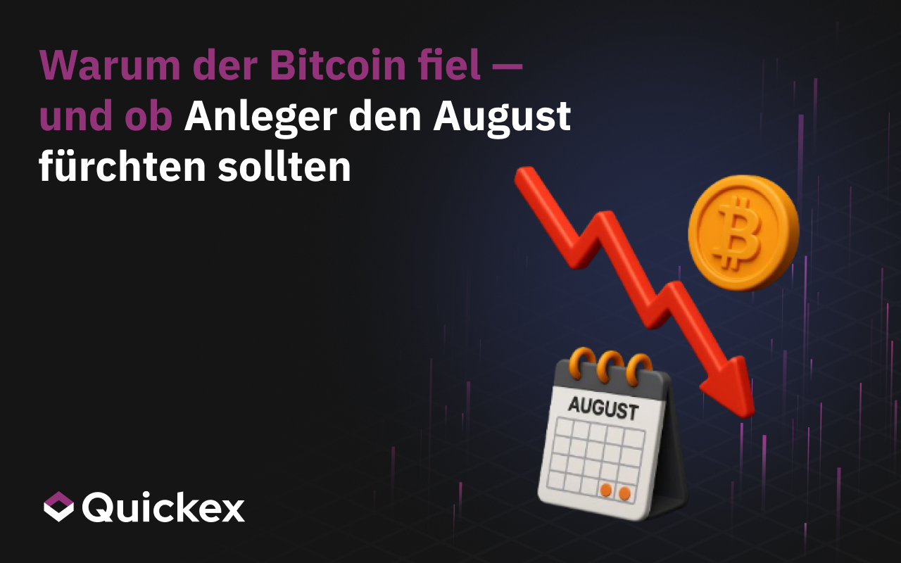 Warum Bitcoin fällt – und ob Anleger den August fürchten sollten
