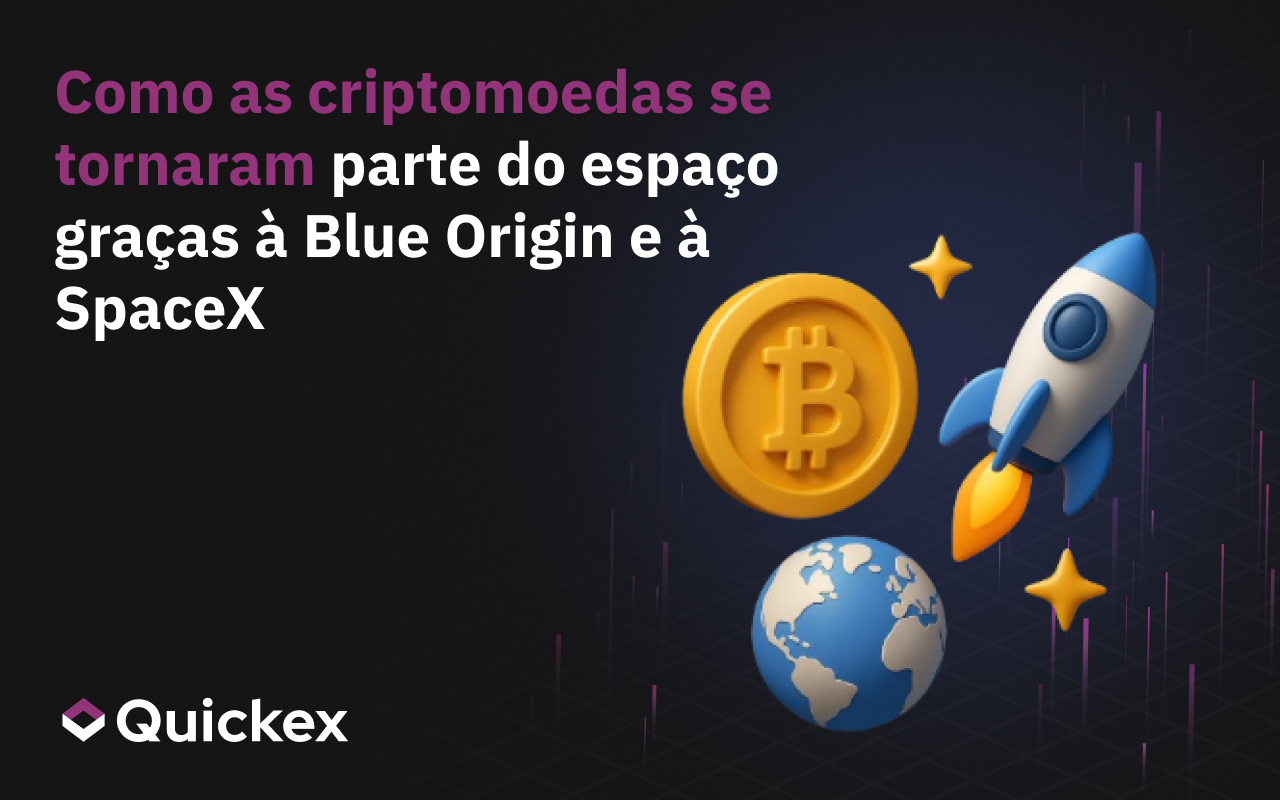 Como a criptomoeda se tornou parte do espaço graças à Blue Origin e à SpaceX
