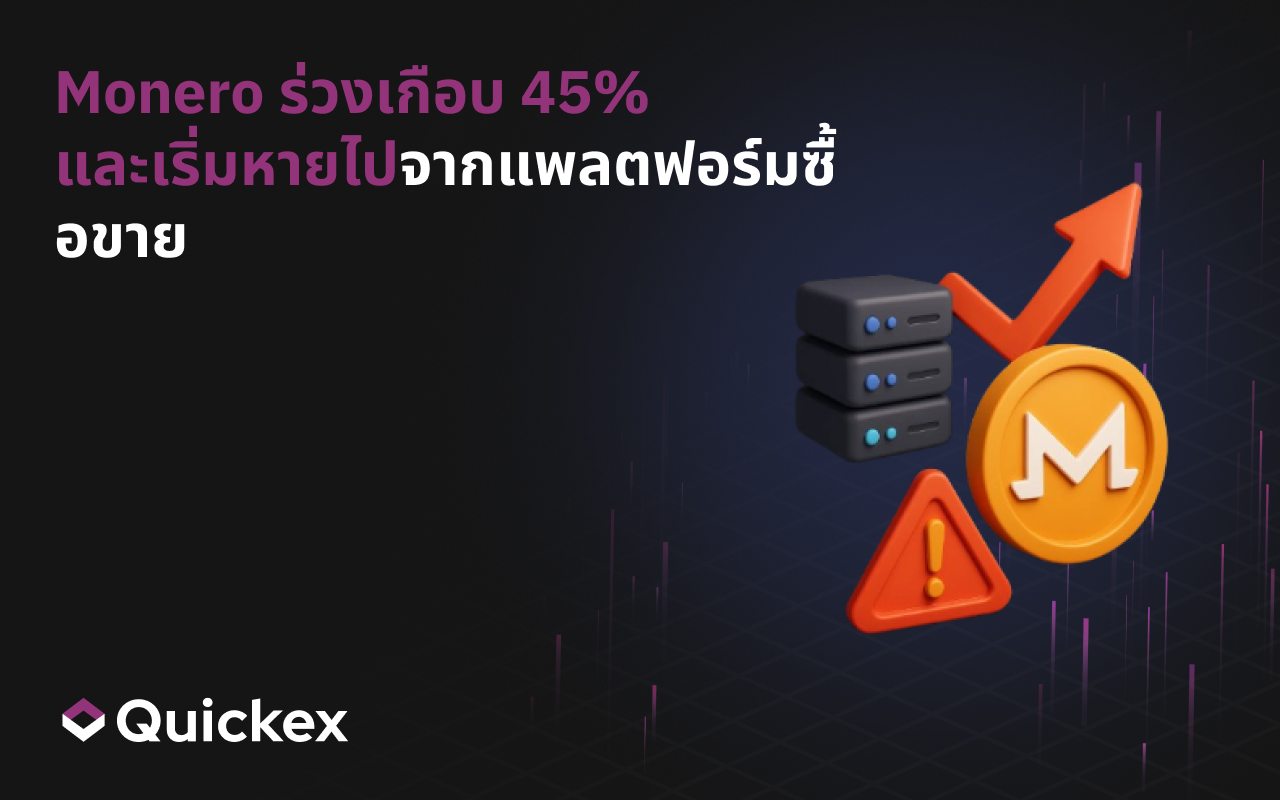 โมเนโรร่วงเกือบ 45% และเริ่มหายไปจากแพลตฟอร์มซื้อขาย