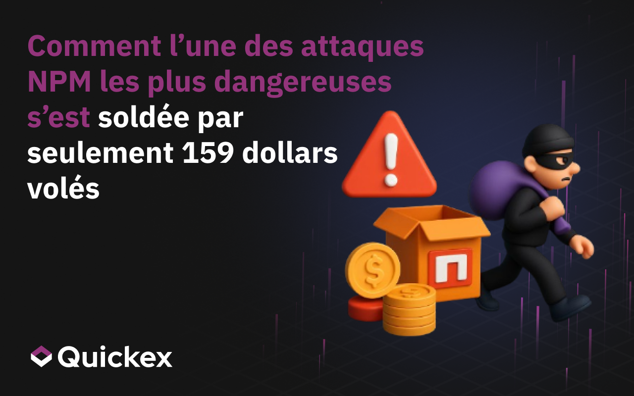 Comment l’une des attaques les plus dangereuses contre NPM s’est soldée par seulement 159 $ volés