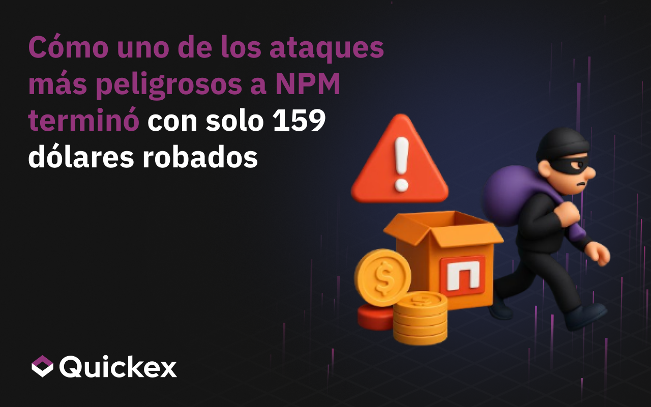 Cómo uno de los ataques más peligrosos a NPM terminó con solo 159 $ robados