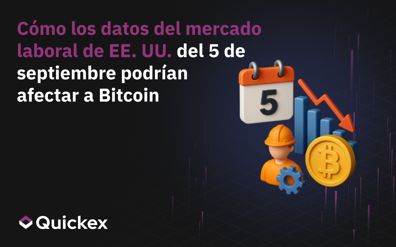 Cómo podrían afectar al bitcoin los datos del mercado laboral estadounidense del 5 de septiembre
