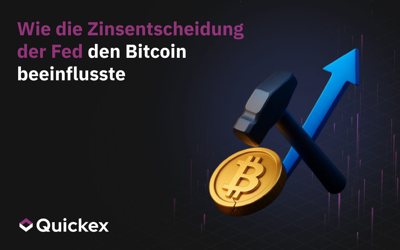 Wie die Zinsentscheidung der Fed Bitcoin beeinflusste