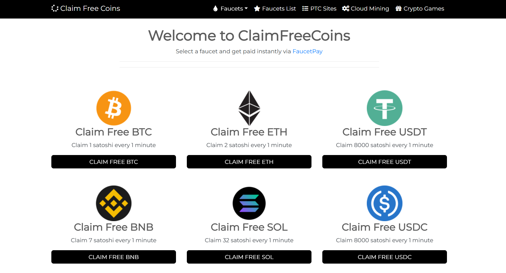 ClaimFreeCoins (Claim Free ETH)