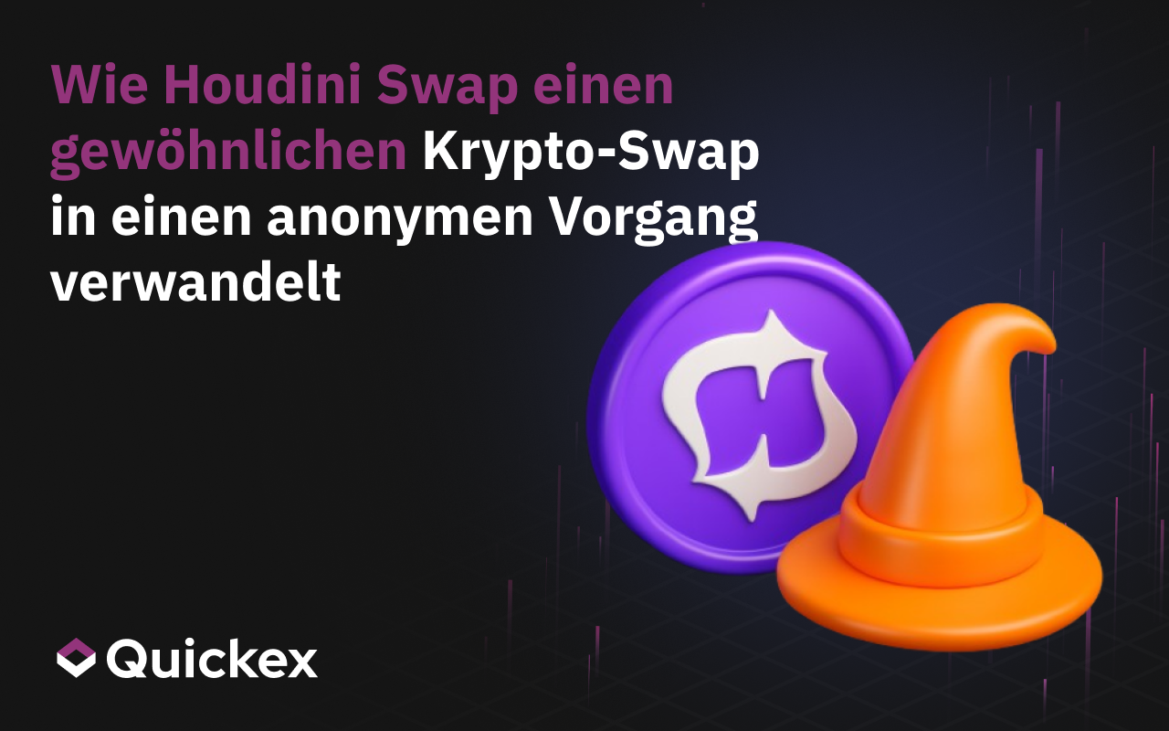 Wie Houdini Swap einen normalen Krypto-Tausch in einen anonymen Vorgang verwandelt