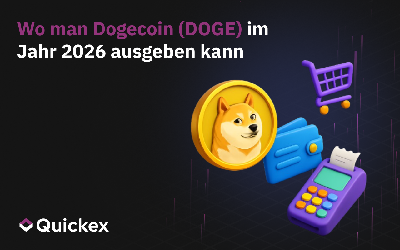 Wo man Dogecoin (DOGE) im Jahr 2026 ausgeben kann