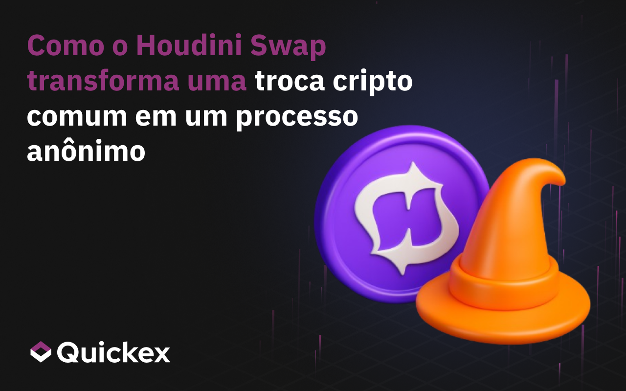 Como o Houdini Swap transforma uma troca comum de cripto em um processo anonimo