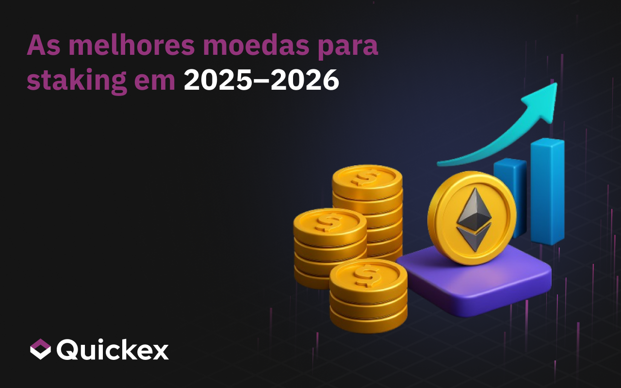 Melhores moedas para staking em 2025–2026