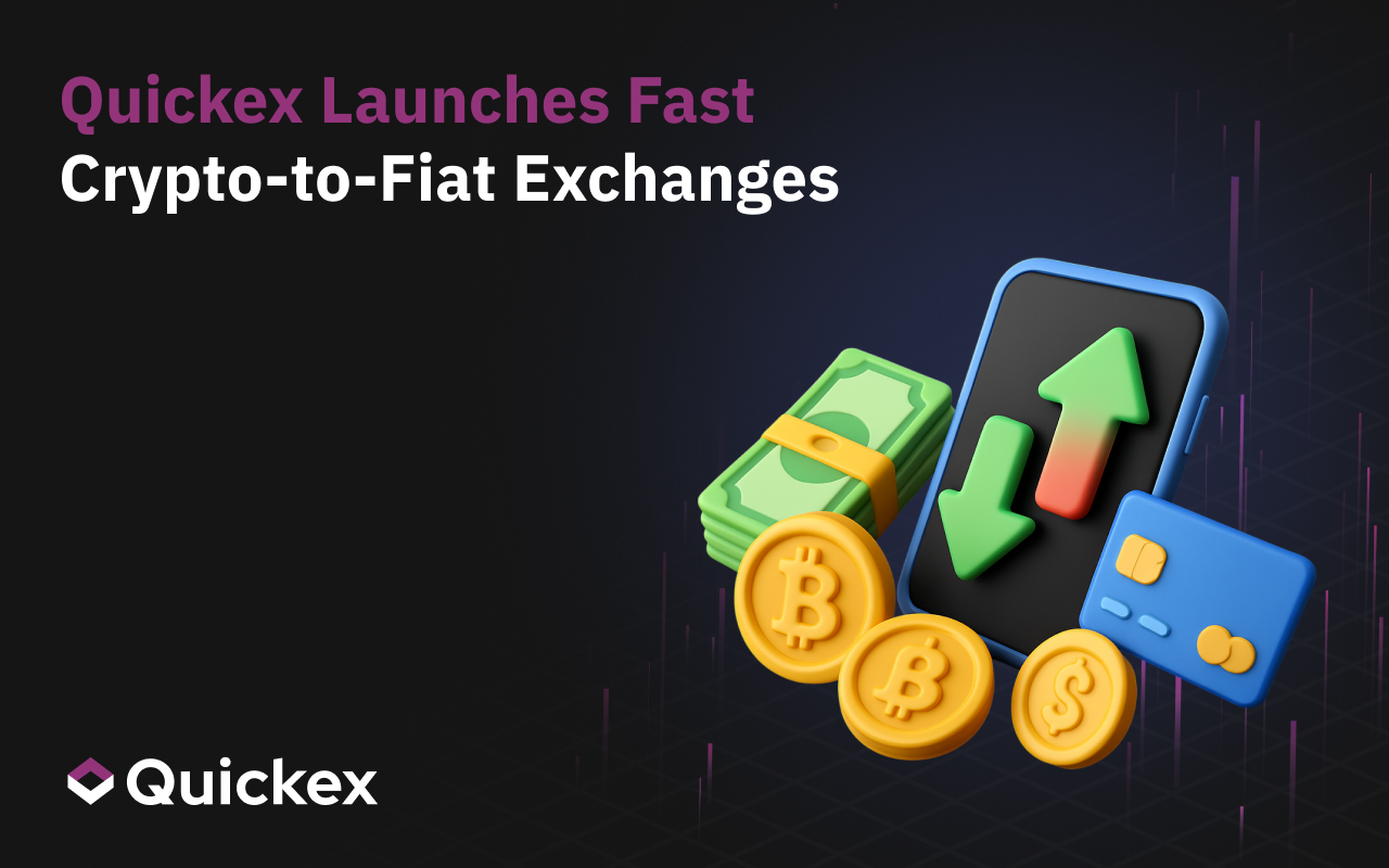 You can now buy and sell crypto for fiat on Quickex