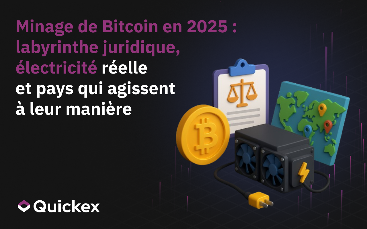 Extraction de Bitcoin en 2025 : lois, énergie et règles spécifiques à chaque pays