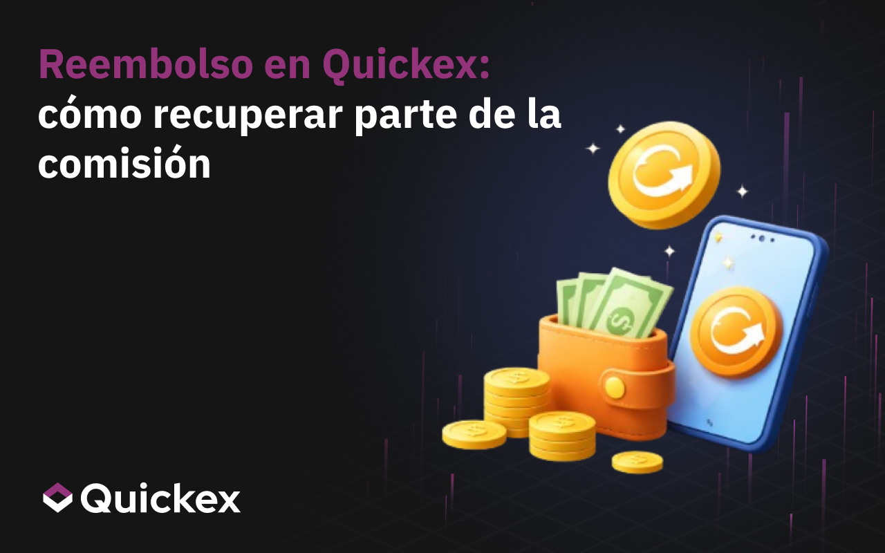 Cashback en Quickex: recupera parte de la comisión en cada intercambio