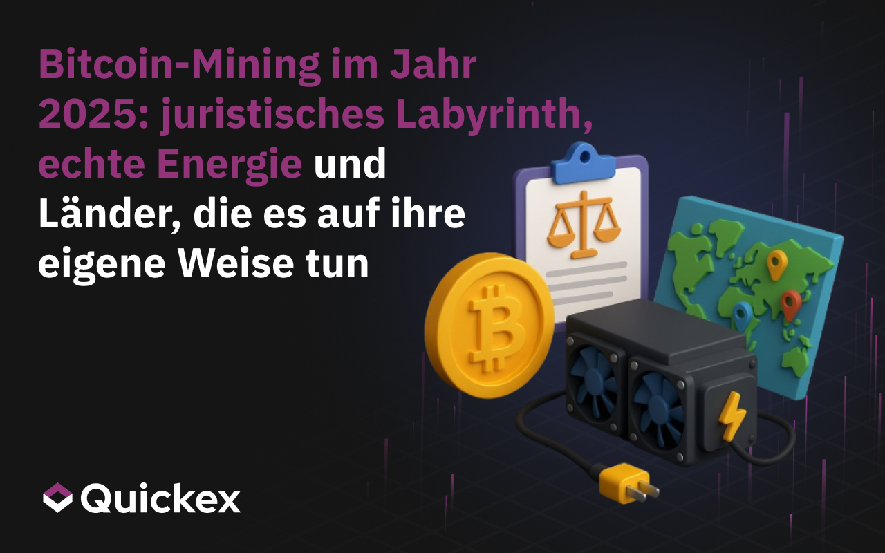Bitcoin-Mining im Jahr 2025: Gesetze, Strom und länderspezifische Regeln