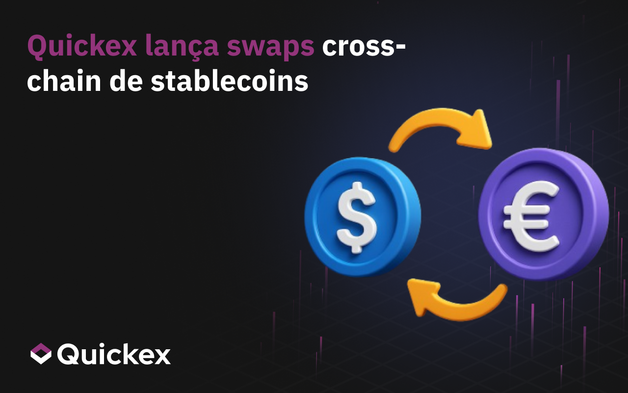 Quickex lança trocas cross-chain de stablecoins