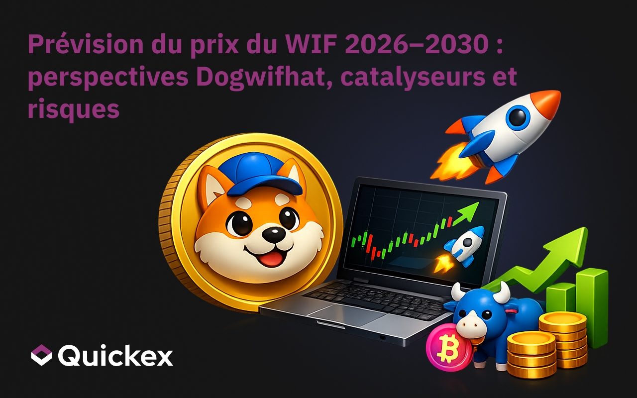 Prévision du prix du WIF 2026–2030 : Prévisions pour Dogwifhat, Catalyseurs, Risques
