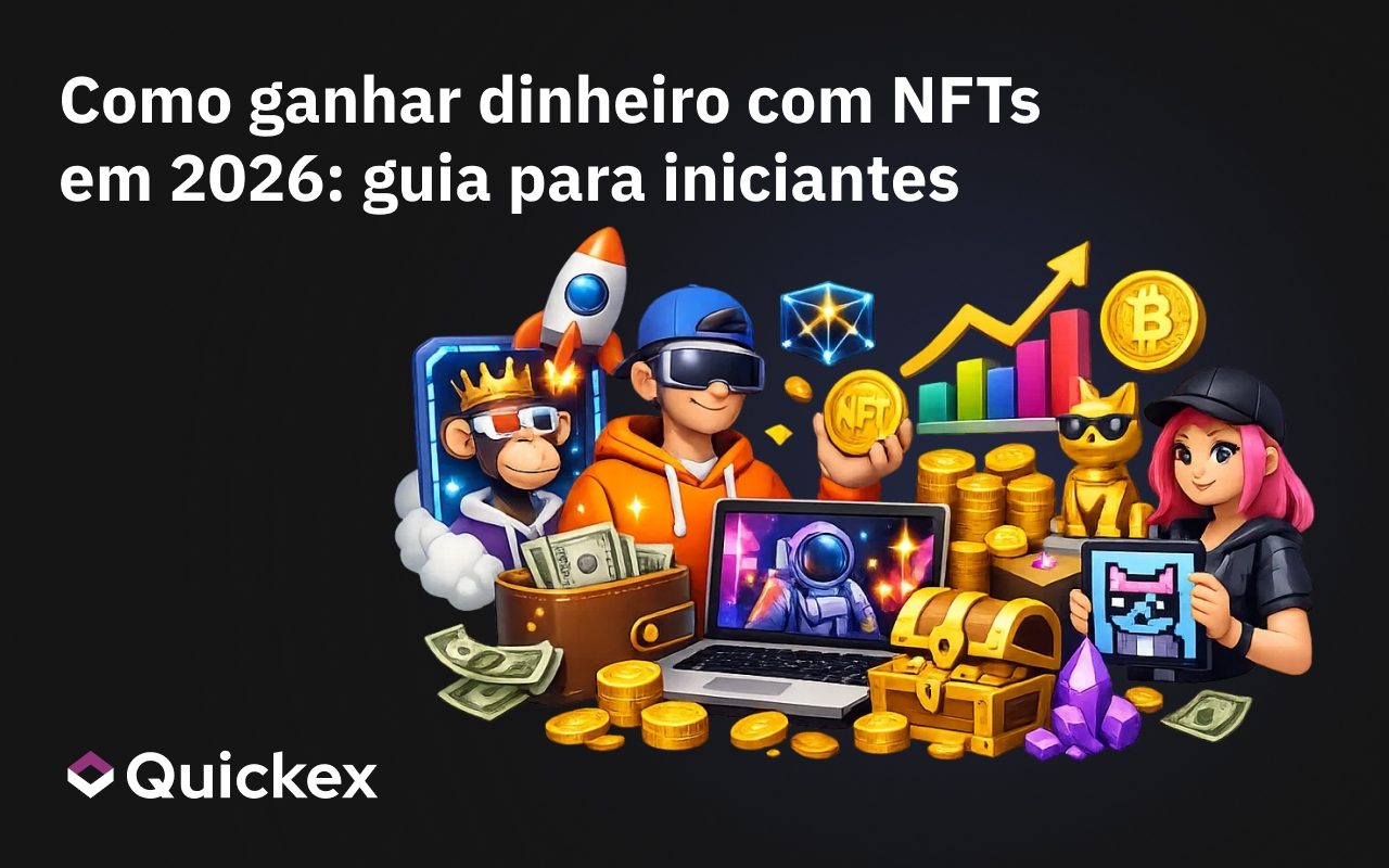 Como ganhar dinheiro com NFTs em 2026: guia para iniciantes