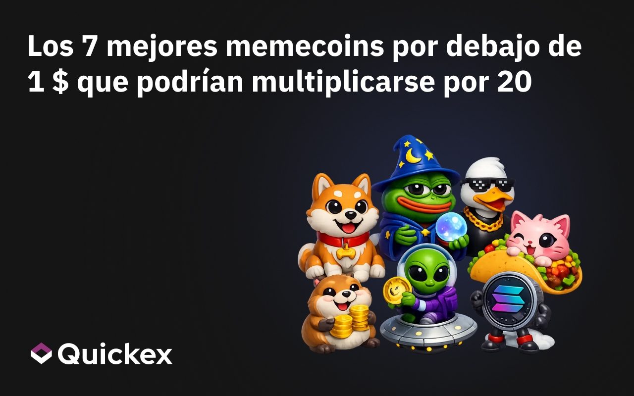 Top 7 memecoins por debajo de 1 $ que podrían multiplicarse por 20 en el bull run de 2026