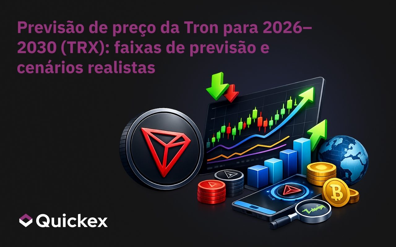 Previsão de Preço do Tron 2026–2030 (TRX): Faixas de Previsão e Cenários Realistas