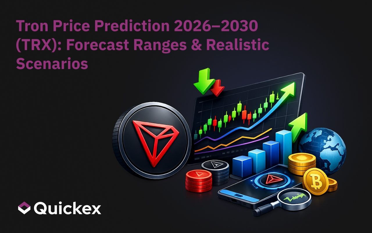 Tron Price Prediction 2026–2030 (TRX): Forecast Ranges & Realistic Scenarios
