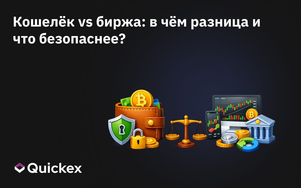 Кошелёк vs биржа: в чём разница и что безопаснее?
