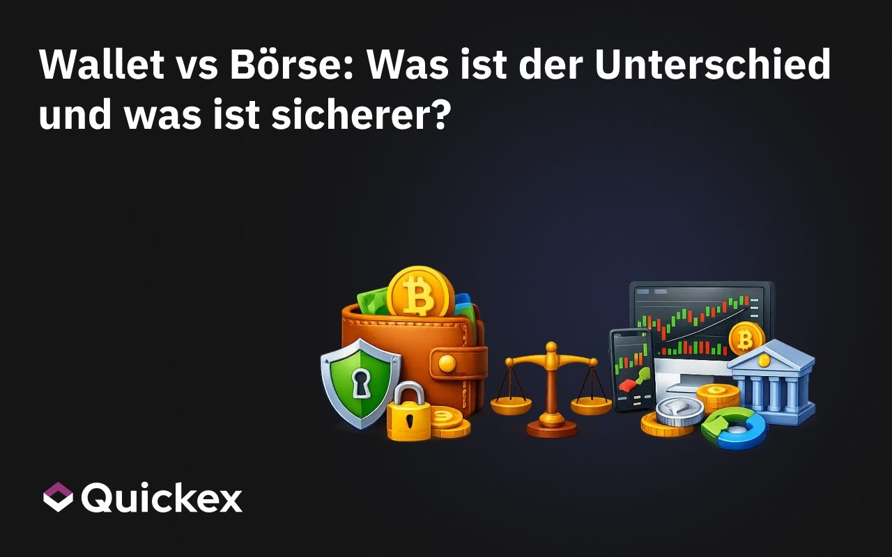 Wallet vs Exchange: Was ist der Unterschied und was ist sicherer?