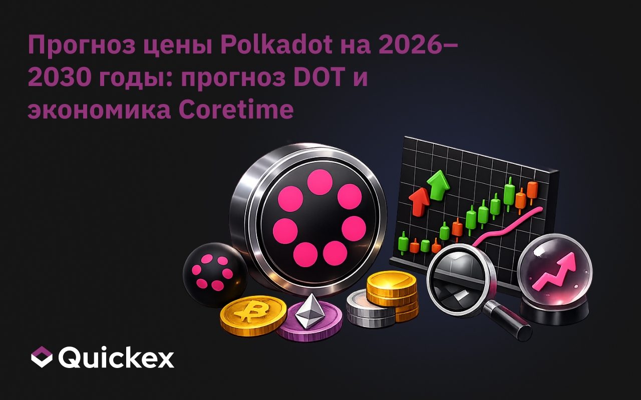 Прогноз цены Polkadot на 2026–2030 годы: Прогноз DOT, экономика Coretime