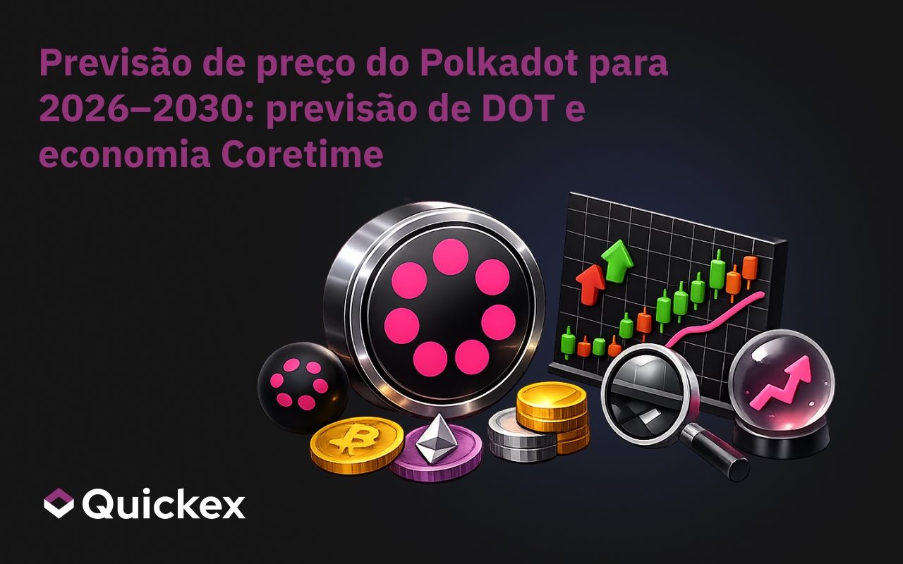 Previsão de preço do Polkadot 2026–2030: Previsão do DOT, economia do Coretime