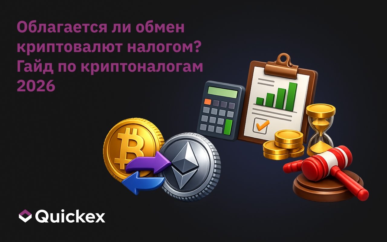 Облагается ли налогом обмен криптовалюты? Гайд по налогам на крипту 2026